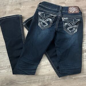 Hydraulic Women's boot cut Jeans in Dark Blue- size 0